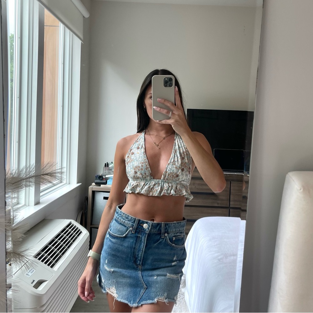 Garage Floral Crop Top